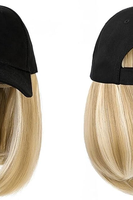 Hat with a Wig Combine Style