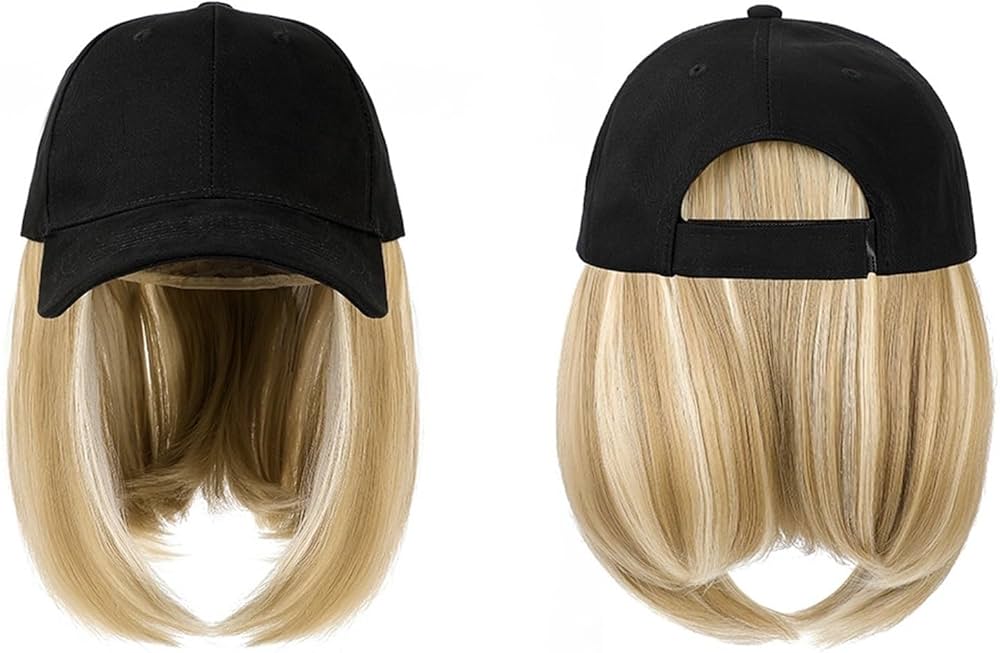 Hat with a Wig Combine Style