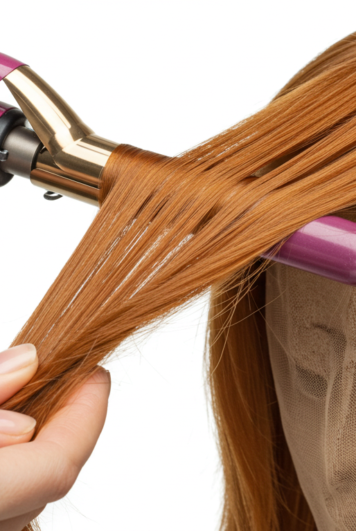 Curl a Synthetic Hair Wig