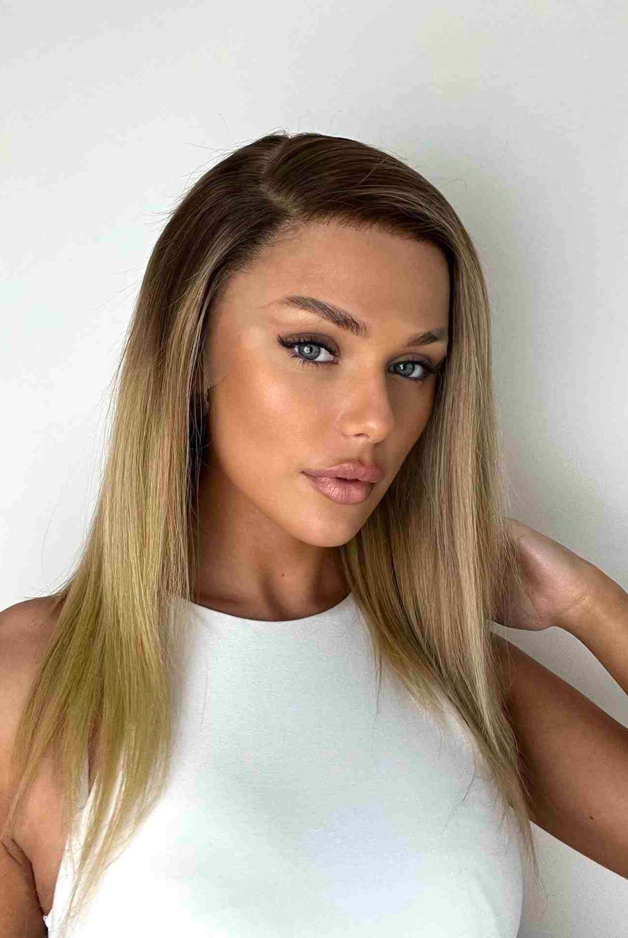 Luxury Short Blonde Real Hair Wig