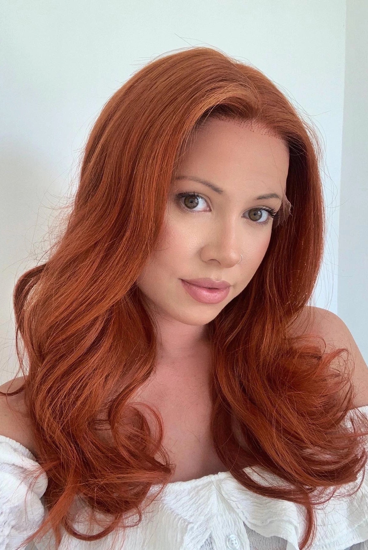 Koko Copper Real Human Hair Wig