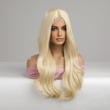blonde synthetic wig