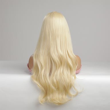 straight blonde wig