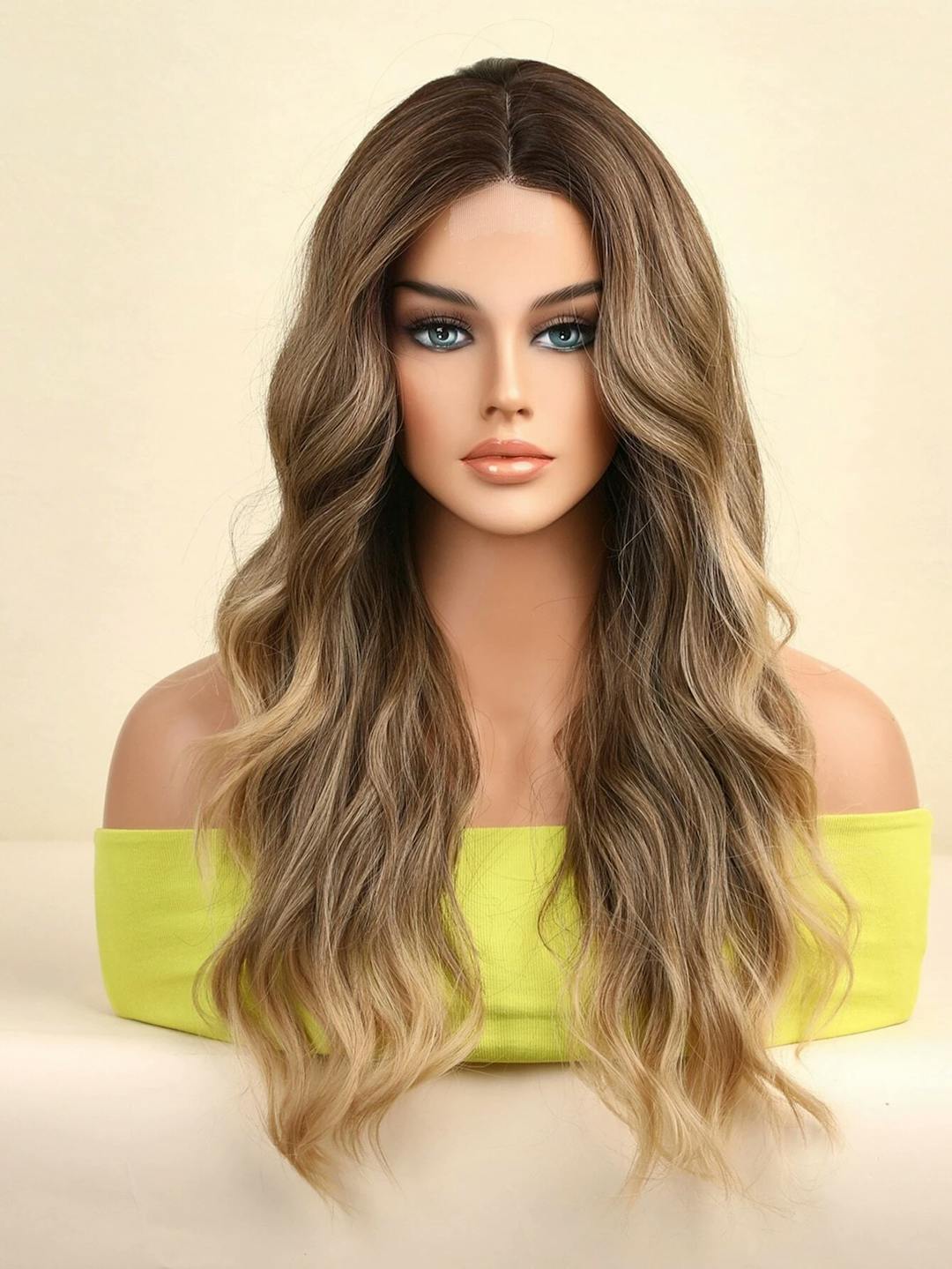 Blonde Synthetic Lace Front Wigs