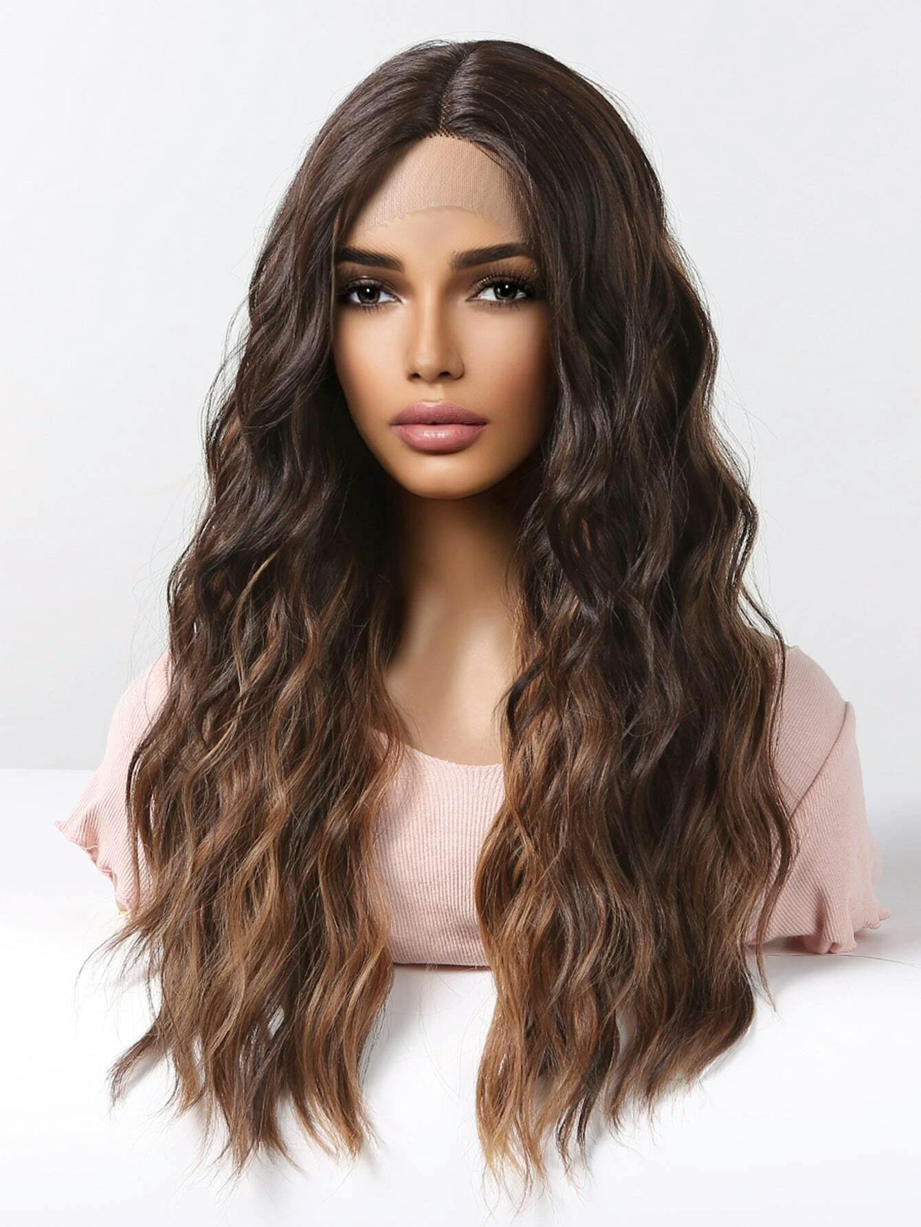 synthetic lace front wig