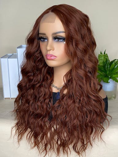 long ginger wig