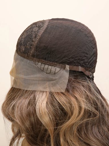 brown wig cap