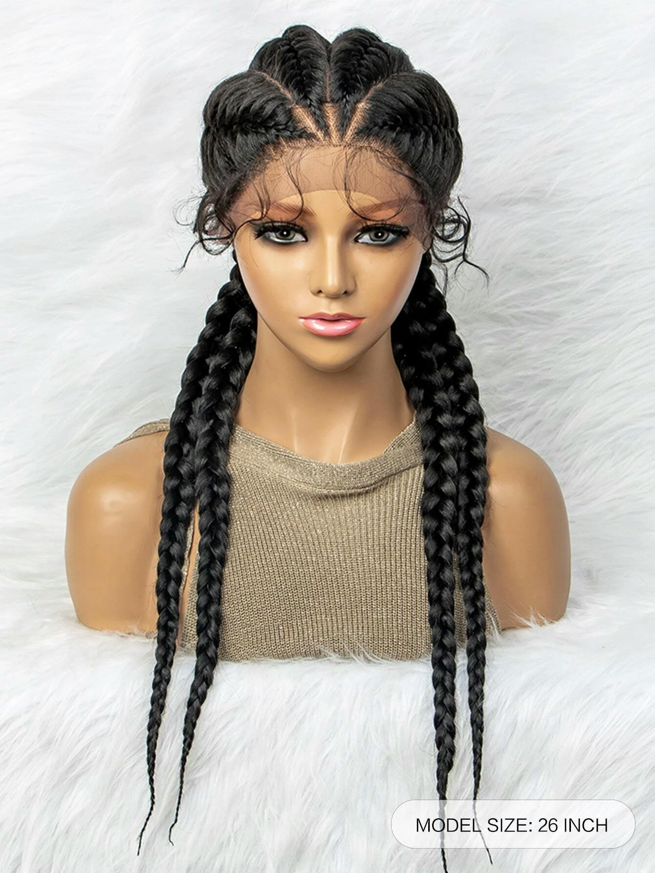 lace front braid wig