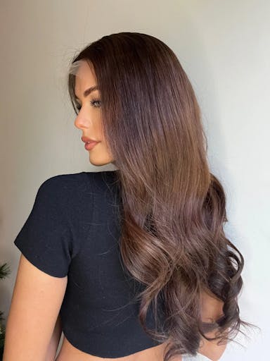 full lace brown wig