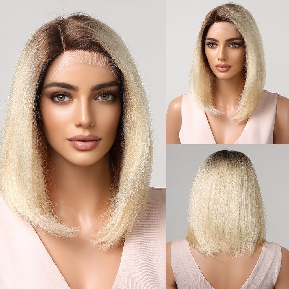 Coco Blonde Bob Human Hair Wigs Eternal Wigs UK