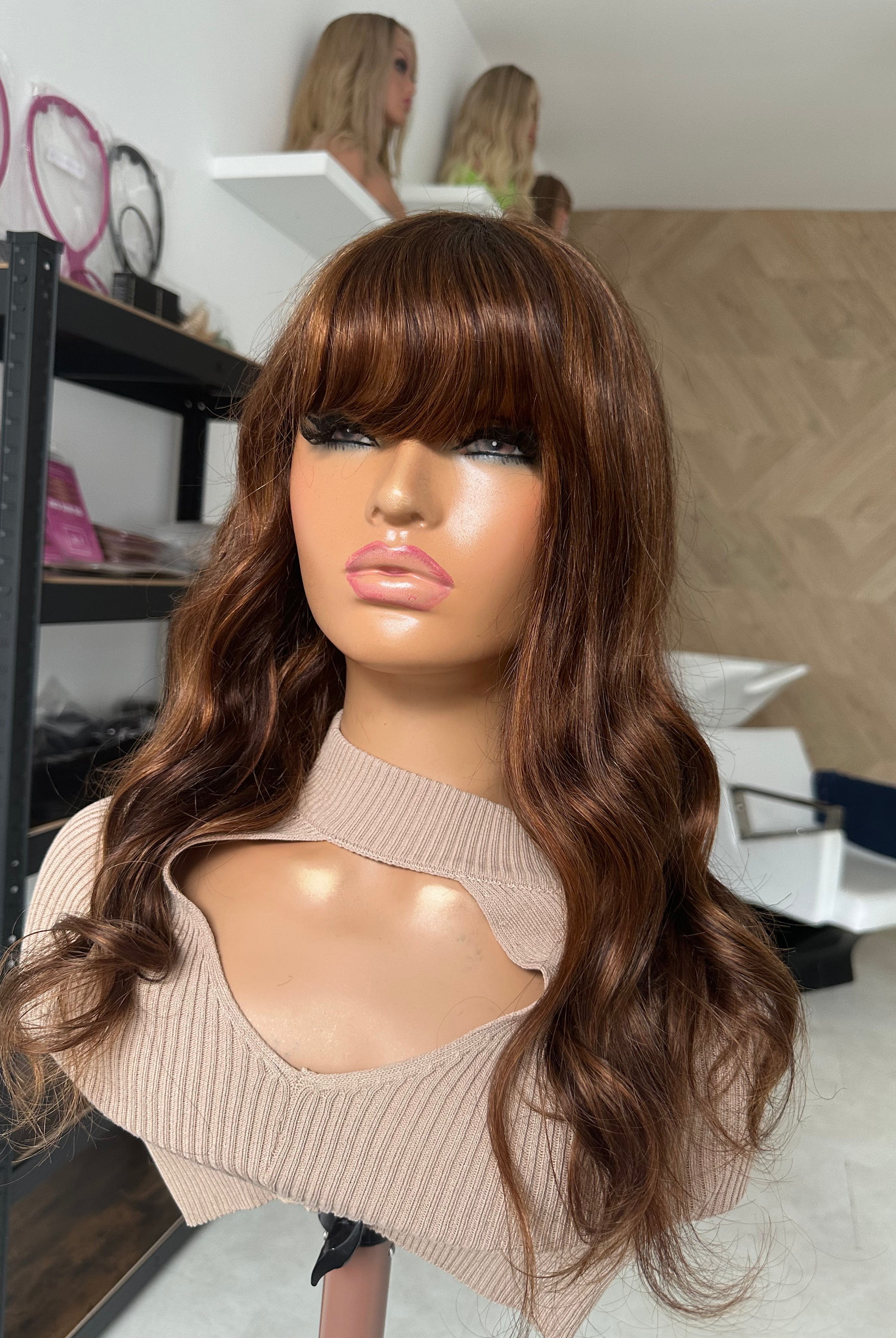 Cheap real hair wigs hot sale