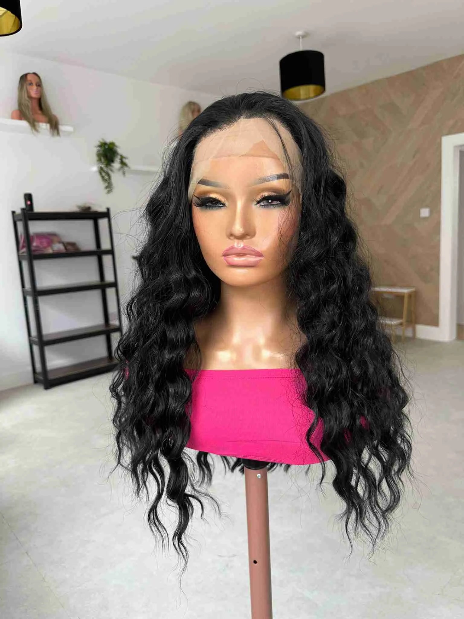 Cheap synthetic lace front wigs uk 2025