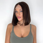 Short Brown Bob Human Hair Wig