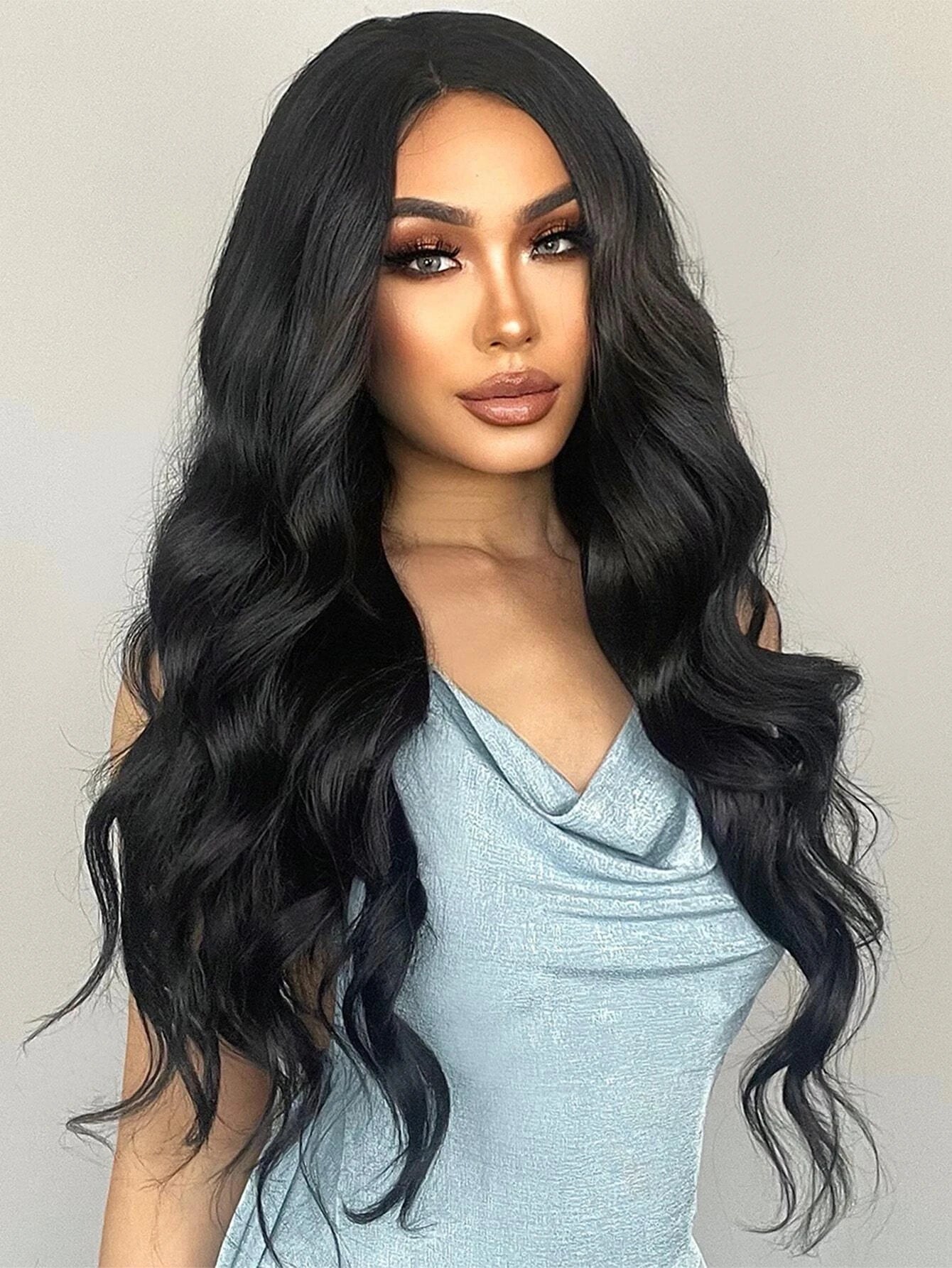 Julia Black Wig Long Lace front Style Eternal Wigs UK