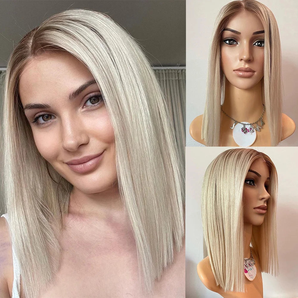 Affordable platinum wigs hot sale