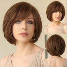 Dark Brown Bob Wig