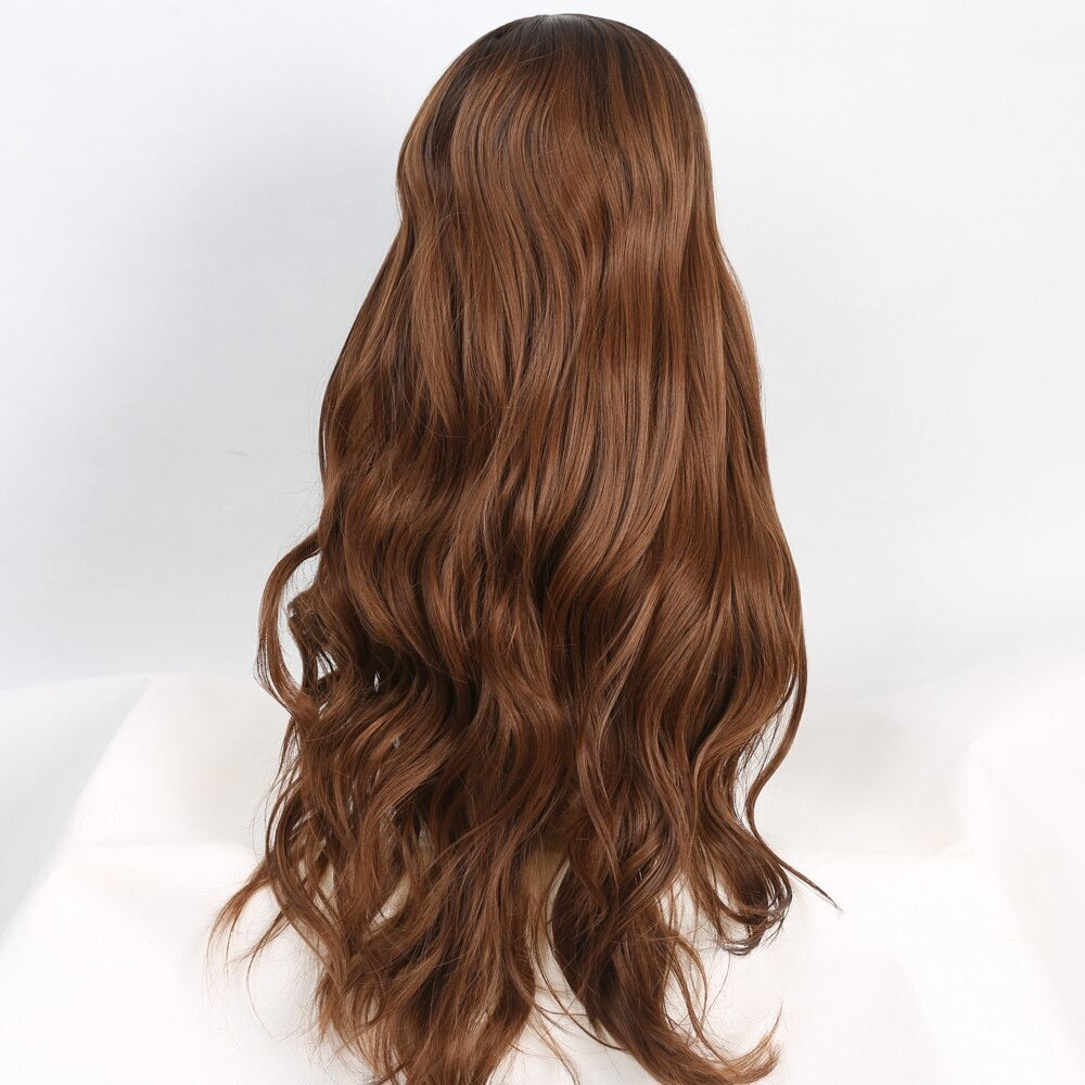 Lace front wig light brown hotsell