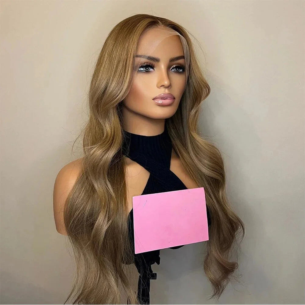 Sydney | Luxury Caramel Dark Blonde Human Hair Wig – Eternalwigs UK