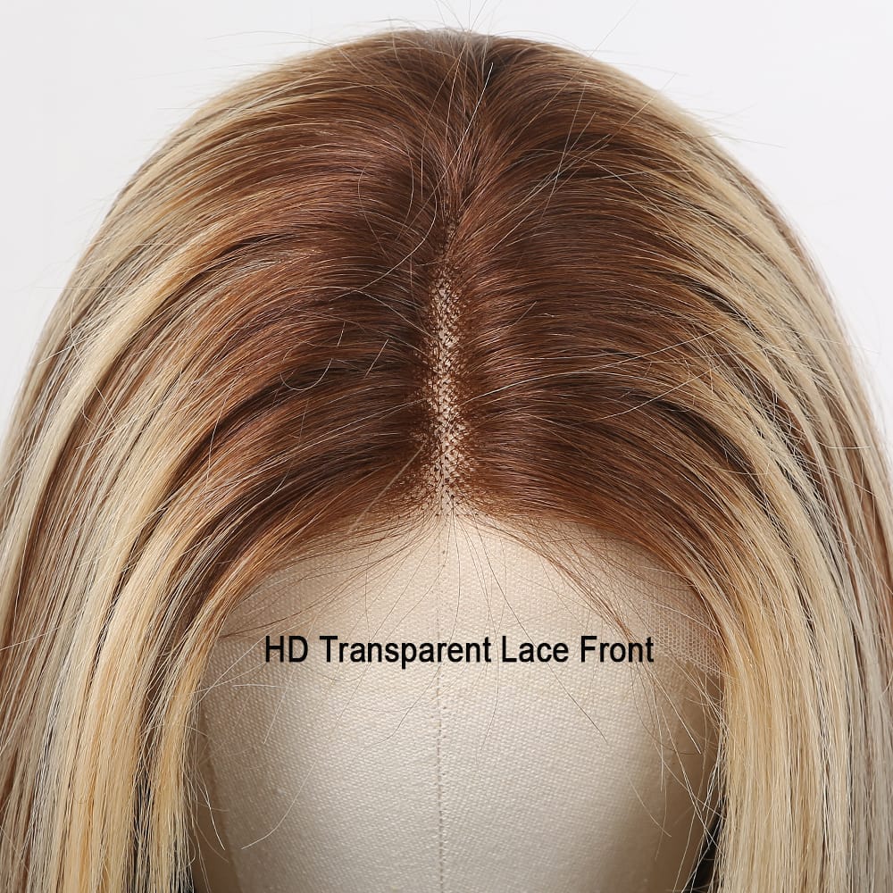 Yara Affordable Brown Wig With Blonde Highlights Human Hair