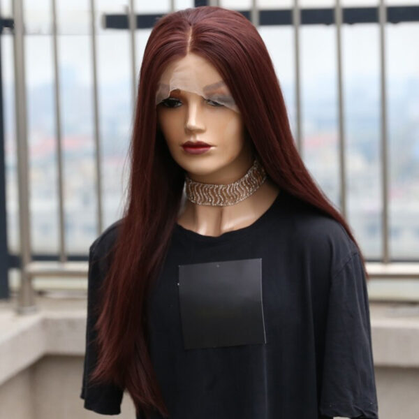 Cranberry Synthetic Lace Front Wig