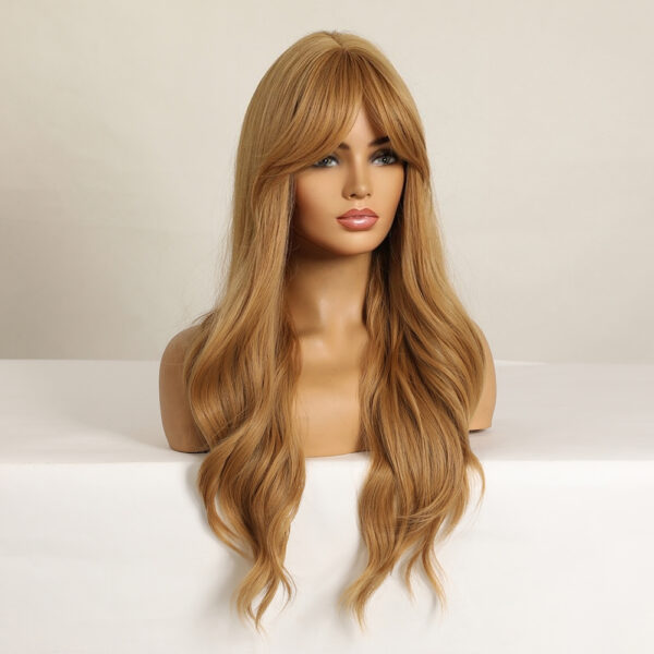 Zara Long Wavy Copper Blonde Wig