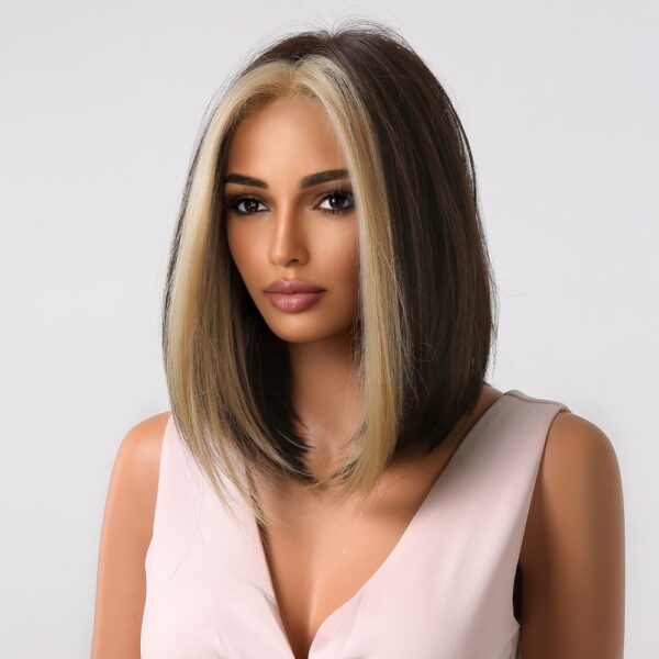 Mari Bob Brown Blonde Synthetic Wig