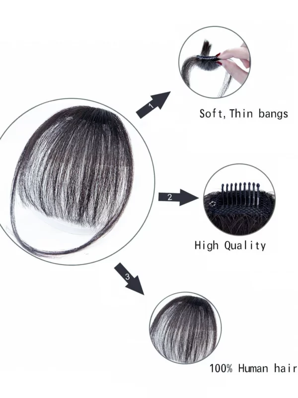 Clip in Bangs With Human Hair