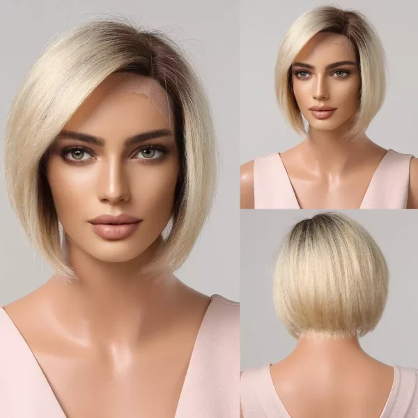 Marissa | Affordable Short Blonde Real Human Hair Wig