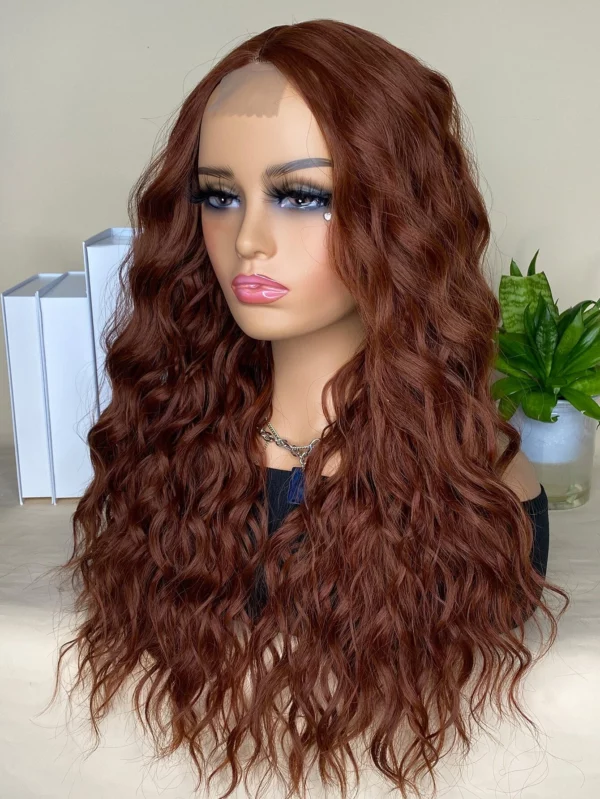 Phoenix | Ginger Wig Curly Synthetic Lace Front
