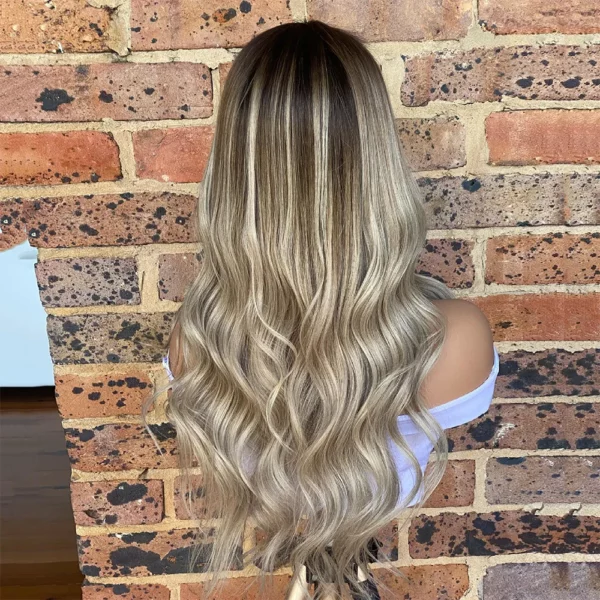 Bianka | Luxury Dark Ash Blonde Real Hair Wig