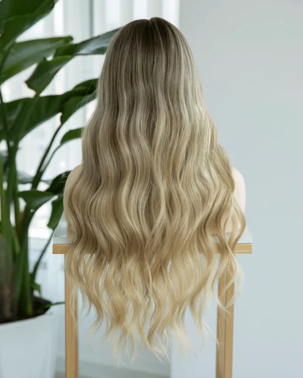 Ashy Blonde Balayage Real Human Hair Wigs