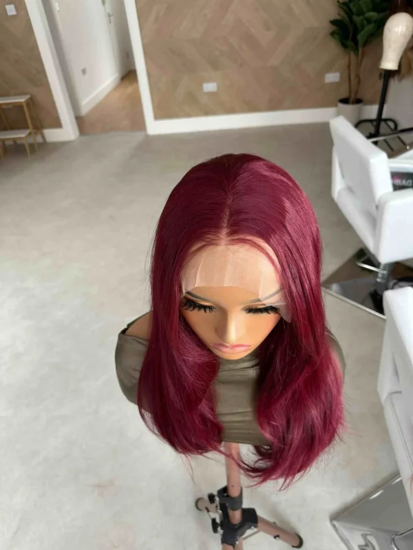 Madison | Burgundy Synthetic Lace Front Wig